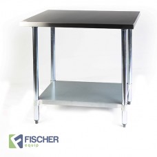 1220 x 610mm Stainless Steel Bench #430 Grade